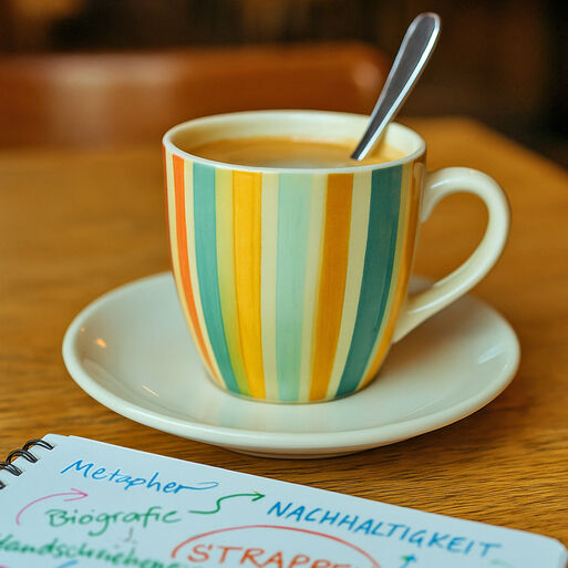 Ideen-Kaffee-Pause mit Marcel – Vom Ideenwirrwarr zum ersten roten Faden (Kreativ-Sparring für ein nachhaltiges Start-up)