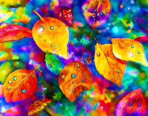 Herbstfarbensymphonie. Ton für Ton